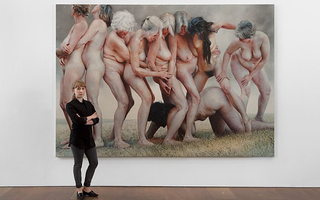 Illustration for article titled Painter paints "controversial" nudes of aging women